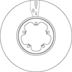 Brake Disc DF6752S - TRW