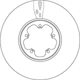 Brake Disc DF6752S - TRW
