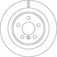 Brake Disc DF6785 - TRW