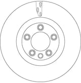 Brake Disc DF6772S - TRW