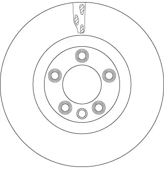 Brake Disc DF8772S - TRW