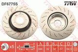Brake Disc DF6775S - TRW