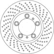 Brake Disc DF6779S - TRW