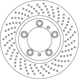 Brake Disc DF6779S - TRW