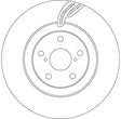 Brake Disc DF6792S - TRW