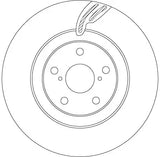 Brake Disc DF6792S - TRW
