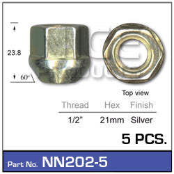 Wheel Nut NN202-5 - Nice Products | Universal Auto Spares