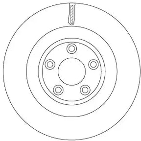 Brake Disc DF6816S - TRW