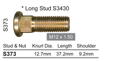 Wheel Stud S373 - Nice Products | Universal Auto Spares