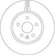 Brake Disc DF6828 - TRW
