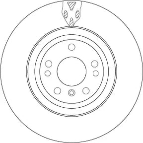 Brake Disc DF6833S - TRW