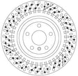 Brake Disc DF6835S - TRW
