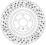 Brake Disc DF6835S - TRW