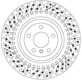 Brake Disc DF6835S - TRW