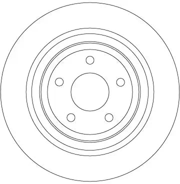Brake Disc DF6875 - TRW