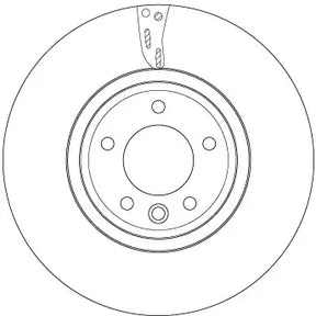 Brake Disc DF6954S - TRW