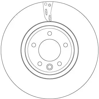 Brake Disc DF6954S - TRW