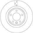 Brake Disc DF6956S - TRW