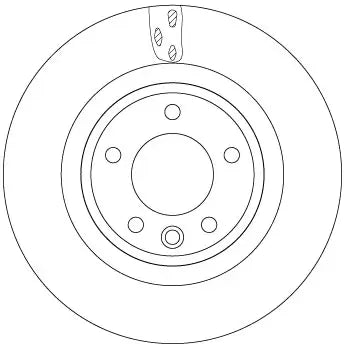 Brake Disc DF6956S - TRW