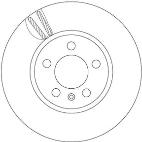 Brake Disc DF6964 - TRW