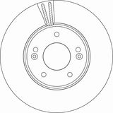 Brake Disc DF6976 - TRW