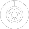 Brake Disc DF6983S - TRW