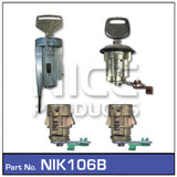Lock set NIK106B - Nice Products | Universal Auto Spares