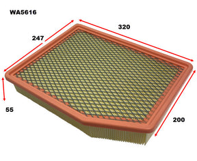 Air Filter Fits Chevrolet WA5616 - Wesfil