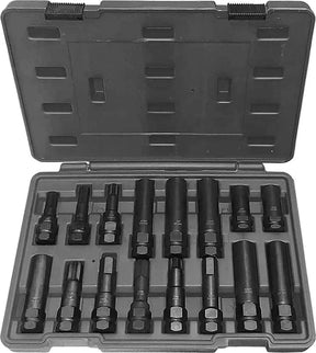 16 Pieces Universal Master Locking Wheel Nut Socket Set - PKTool