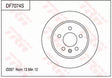 Brake Disc DF7074S - TRW