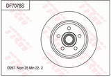 Brake Disc DF7078S - TRW