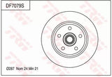 Brake Disc DF7079S - TRW
