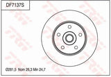 Brake Disc DF7137S - TRW