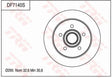 Brake Disc DF7140S - TRW