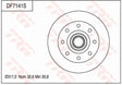 Brake Disc DF7141S - TRW