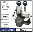 Ignition Lock NI251 - Nice Products | Universal Auto Spares