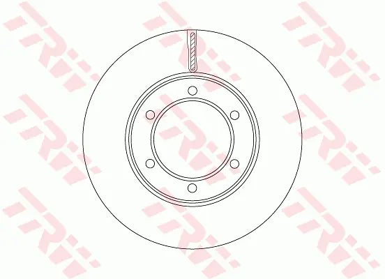 Brake Disc DF7226S - TRW