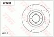 Brake Disc DF7233S - TRW