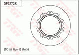 Brake Disc DF7272S - TRW