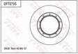 Brake Disc DF7273S - TRW