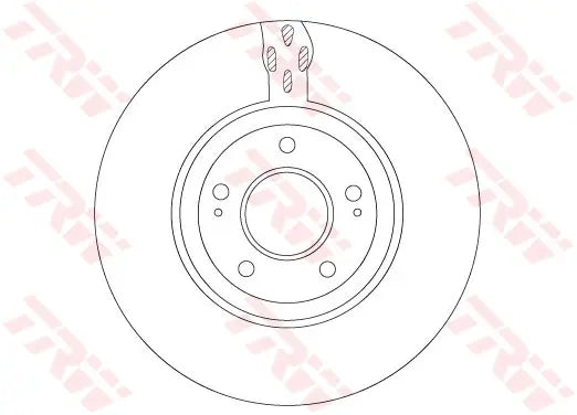 Brake Disc DF7302S - TRW