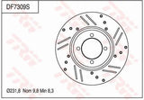 Brake Disc DF7309S - TRW