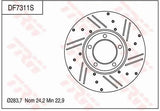 Brake Disc DF7311S - TRW