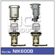 Lock set NIK600B - Nice Products | Universal Auto Spares