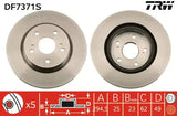 Brake Disc DF7371S - TRW