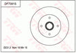 Brake Disc DF7391S - TRW