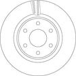 Brake Disc DF7458S - TRW