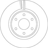 Brake Disc DF7458S - TRW