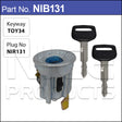 Ignition Barrel NIB131 - Nice Products | Universal Auto Spares