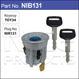 Ignition Barrel NIB131 - Nice Products | Universal Auto Spares